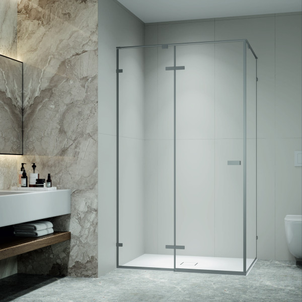 Душевой уголок RGW StilvollSV-040 140x 80x200 стекло прозрачное, профиль хром (353204048-11)