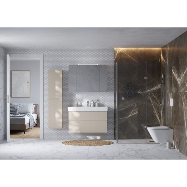 Тумба подвесная Roca Oleta 961x374x548 коричнево-бежевый (A857641515)