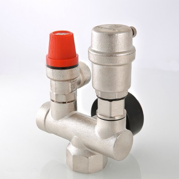 Группа безопасности Valtec для котла 1" (латунь) (VT.460.0.0) Группа безопасности Valtec для котла 1" (латунь) (VT.460.0.0)