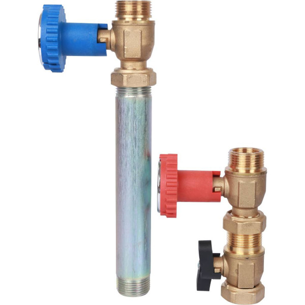 Насосная группа Stout 3/4" (с прямым контуром, без насоса в теплоизоляции) (SDG-0001-002001)