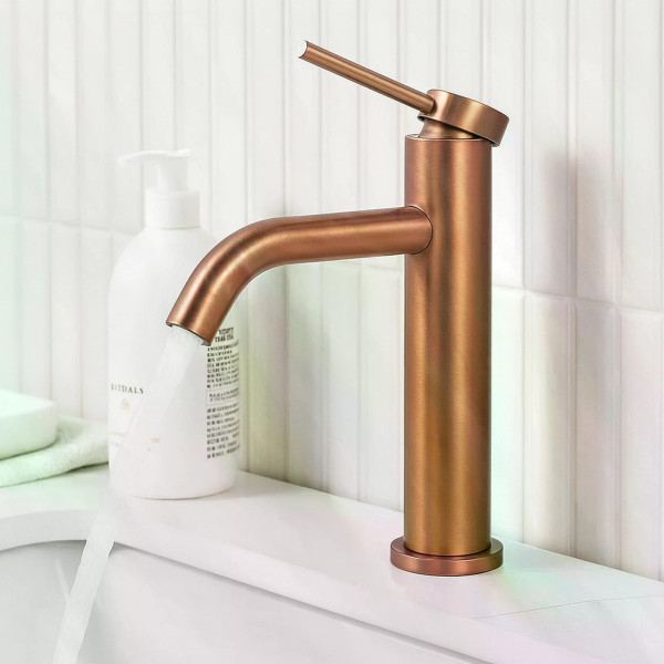 Смеситель для раковины Rea Clif медь матовая (REA-B2087) Смеситель для раковины Rea Clif медь матовая (REA-B2087)