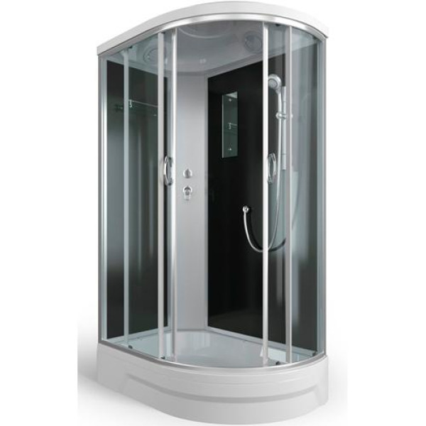 Душевая кабина Erlit 90х90 стекло тонированное, профиль хром (ER 351226L-C4-RUS)