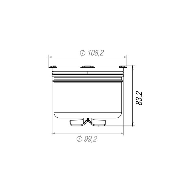 Сухой гидрозатвор Fachmann для трапов серий 310, 510, 520 (04.115)