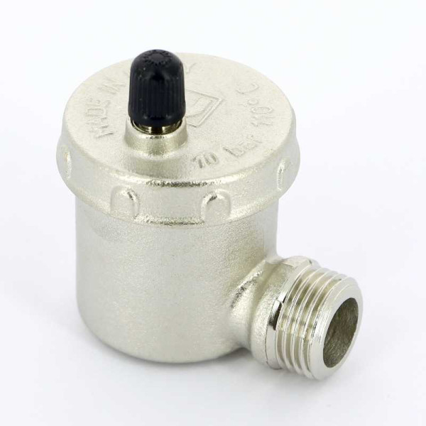 Воздухоотводчик автоматический Itap 1/2" боковое подключение (никель) (3640012)