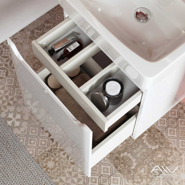 Тумба подвесная Alavann Lana 50 (белая)