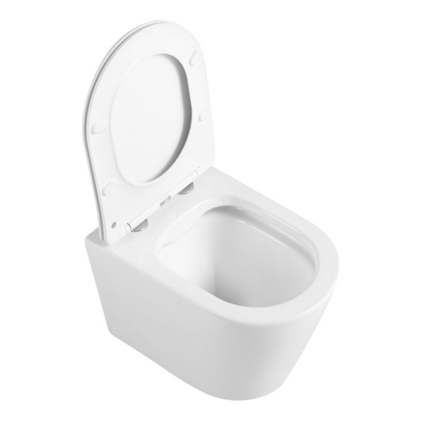 Унитаз подвесной Triton Verso с сиденьем микролифт, белый (VO-0832) Унитаз подвесной Triton Verso с сиденьем микролифт, белый (VO-0832)