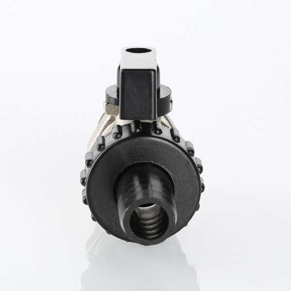 Кран 1/2" Н шаровый сливной со штуцером Valtec (чёрная ручка) VT.430.N.04 Кран 1/2" Н шаровый сливной со штуцером Valtec (чёрная ручка) VT.430.N.04