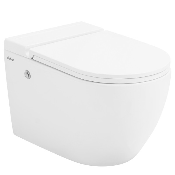 Комплект инсталляция с унитазом Abber Bequem (AC1108P-AC0101P)