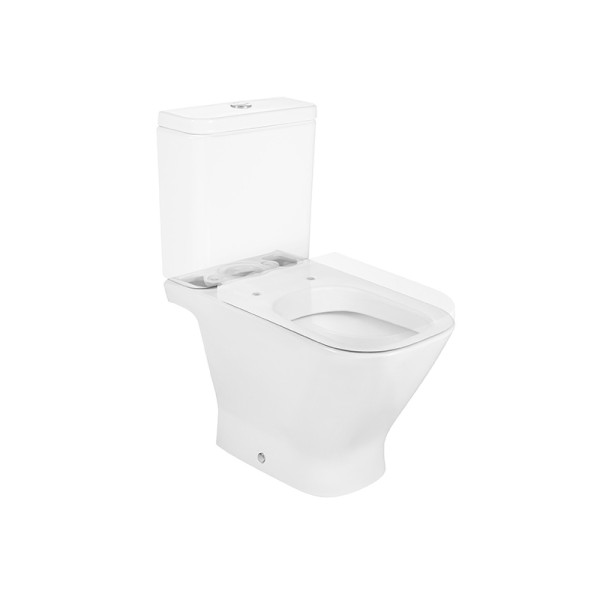 Унитаз напольный чаша Roca The Gap 65x36,5x40 белый (7.3424.7.700.0)