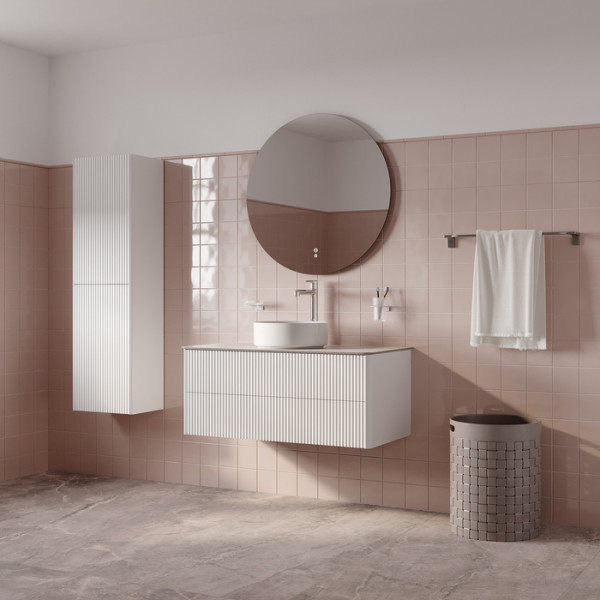 Пенал подвесной Iddis Aiger 400x280x1350 Белый (AIG40W0i97)