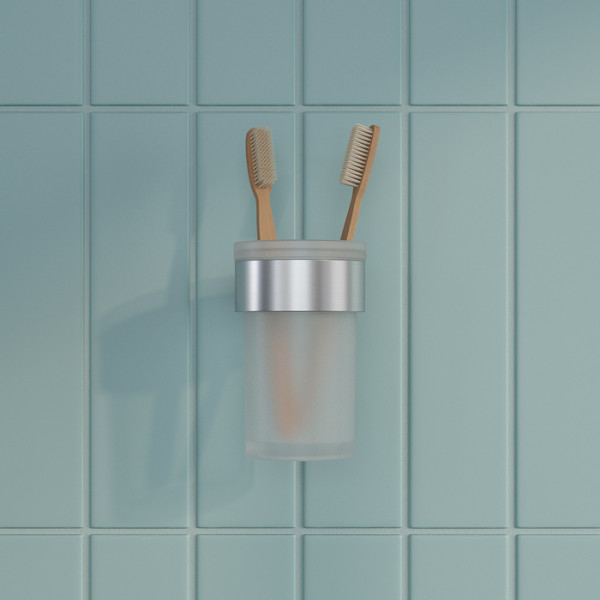 Стакан для зубных щеток нержавеющая сталь Petite хром матовый Iddis (PETSSSGi45)