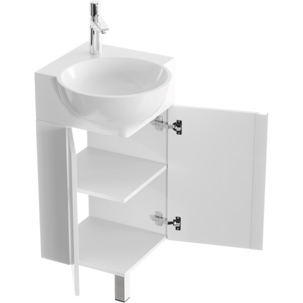 Тумба напольная Aqwella Porto 335x335x840 белый (POR0104WW)