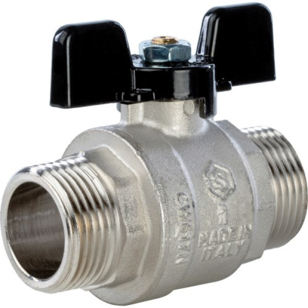 Кран 1" НН шаровый Stout (черная бабочка, полнопроходной) SVB-0006-000025 Кран 1" НН шаровый Stout (черная бабочка, полнопроходной) SVB-0006-000025