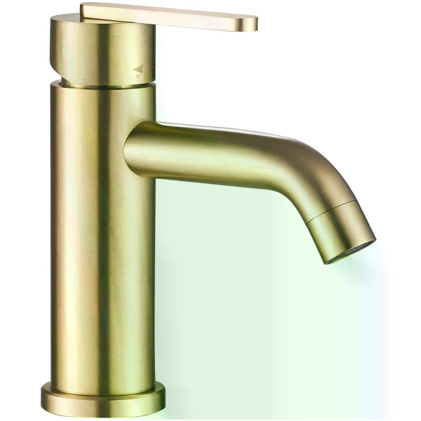 Смеситель для раковины Rea Ontario золото матовое (REA-B5505) Смеситель для раковины Rea Ontario золото матовое (REA-B5505)