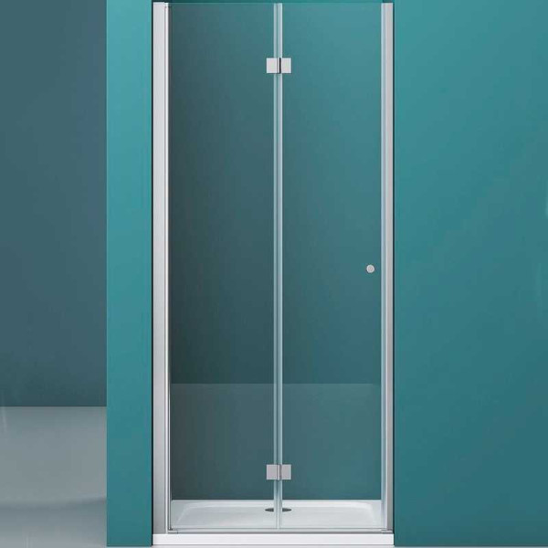 Душевая дверь BelBagno Albano 60х195 стекло прозрачное, профиль хром (ALBANO-BS-12-60-C-Cr)