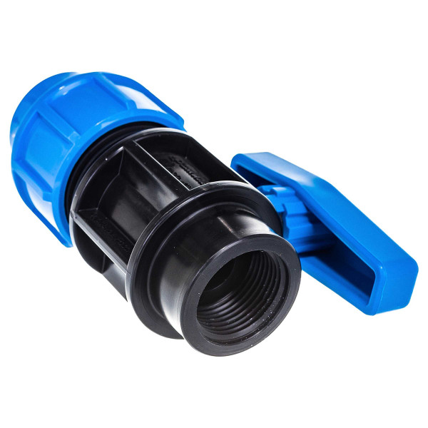 Кран шаровый 32*1"В Джилекс (для п/э трубы, PP) (9370)