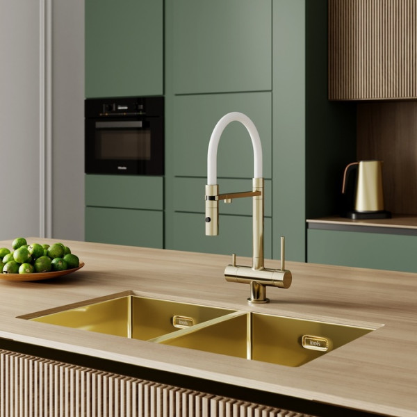 Гибкий шланг для излива Iddis Kitchen Line белый (FSPWH00i59)