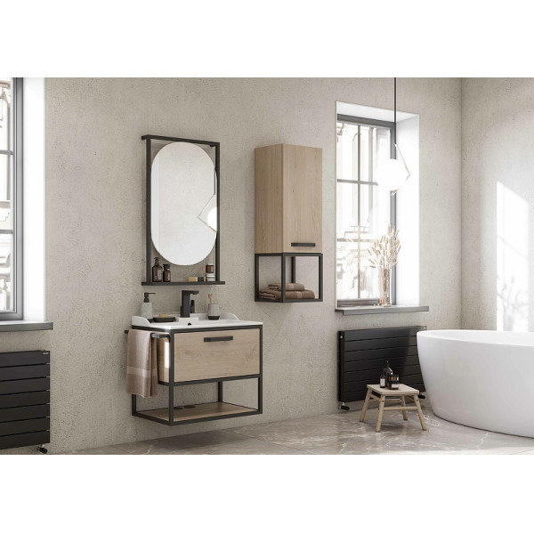 Зеркало Лофт Aquaton Фабрик 50 Дуб Эндгрейн (1A242502LTDU0)