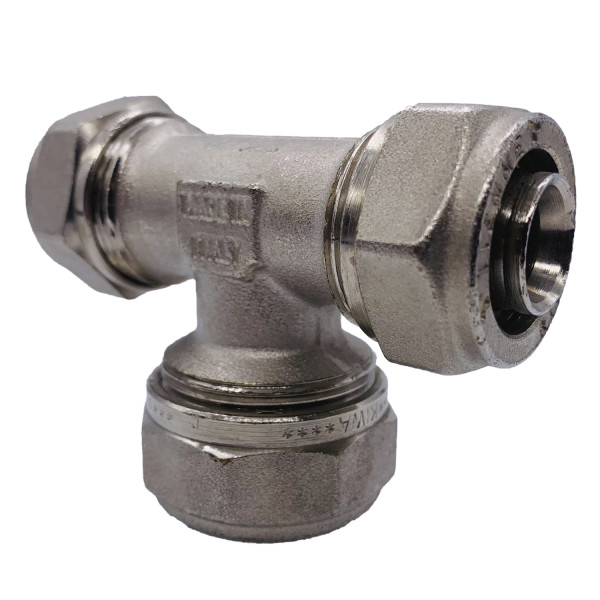 Тройник переходной Tiemme 20x26x20 (обжим) (1600089) Тройник переходной Tiemme 20x26x20 (обжим) (1600089)