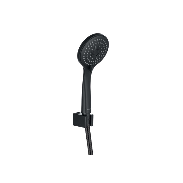 Душевая система Aquatek Вега Set 4 в 1 (AQ1046MB+AQ2071MB+AQ2454MB+AQ2010MB) черная (AQ1073MB)