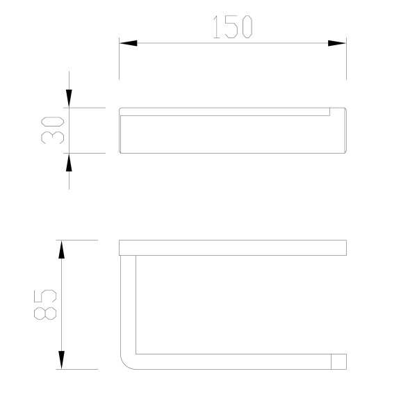 Бумагодержатель Abber Westen сатин (AA1731SP)