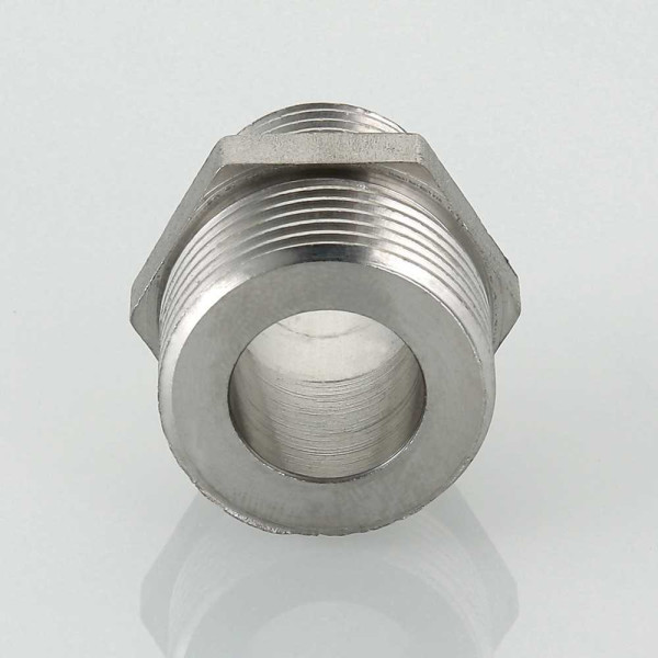 Ниппель переходной Valtec 1/2"*3/4" (нерж.ст.) (VTi.580.I.0504)