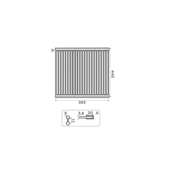 Коврик для мойки Omoikiri ROLL-05-IN 445x383 черный (4999060)