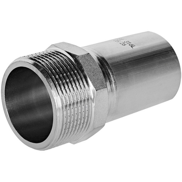 Вставка резьбовая 42х1 1/2"Н Stout SSS-2024 НПр-НР (нерж.ст., пресс) SSS-2024-042112 Вставка резьбовая 42х1 1/2"Н Stout SSS-2024 НПр-НР (нерж.ст., пресс) SSS-2024-042112