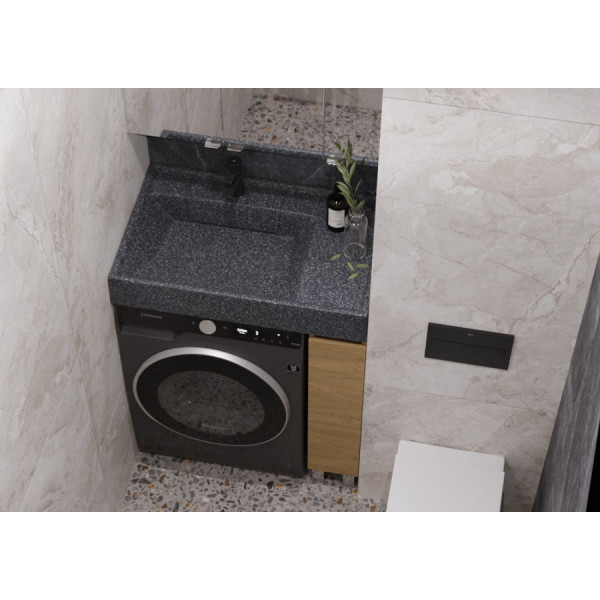 Тумба напольная Aquaton Лайн 180x496x783 дуб каменный (1.A232.3.01L.FDK.0)