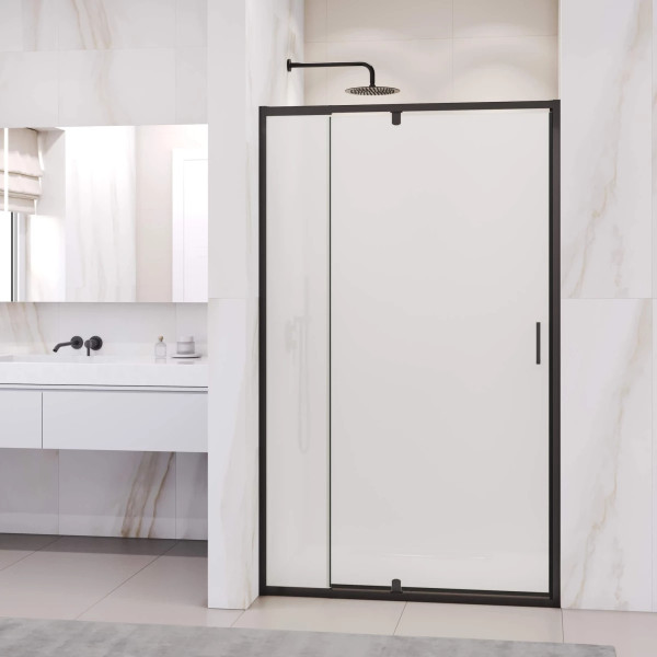 Душевая дверь RGW Passage PA-008-B 110-120x195 стекло матовое, профиль черный (350800812-24)