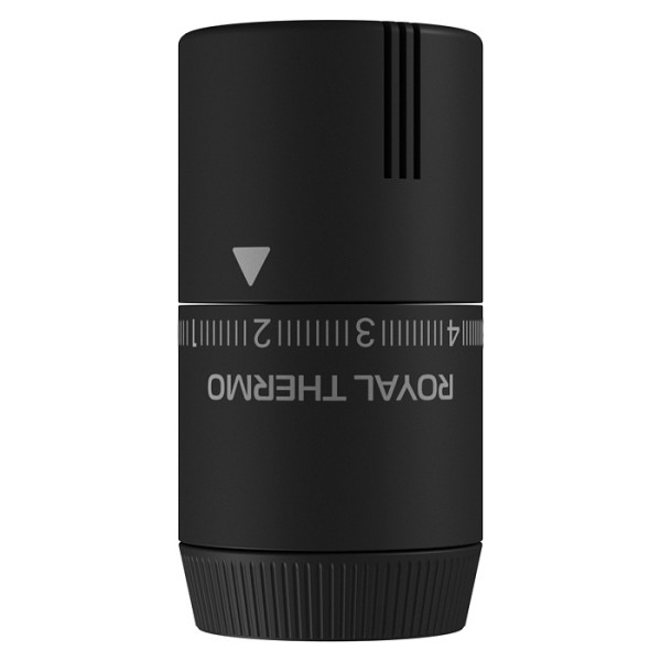 Головка термостатическая М30х1,5 Royal Thermo Design жидкостная (черный soft touch) (RATHDN13015BS) Головка термостатическая М30х1,5 Royal Thermo Design жидкостная (черный soft touch) (RATHDN13015BS)
