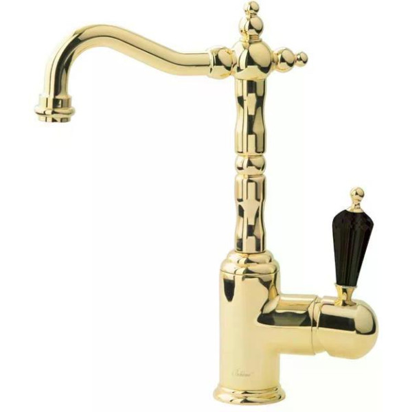 Смеситель для раковины Boheme Tradizionale Nero G (золото) (252)