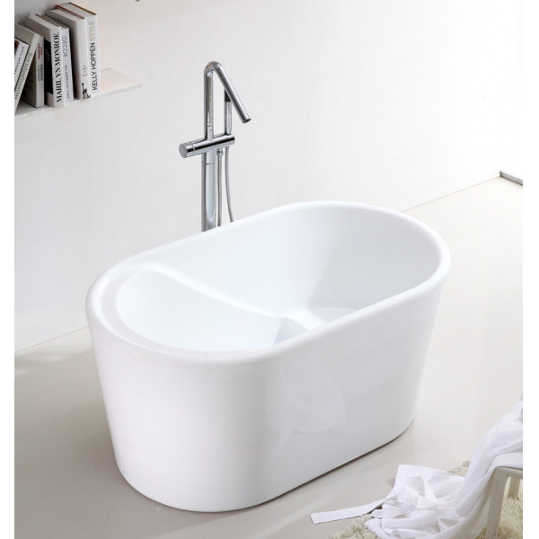 Ванна акриловая отдельностоящая Abber 130х75 белая (AB9277)