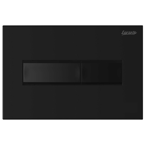 Клавиша смывная Loranto Prestige черный матовый (7523) Клавиша смывная Loranto Prestige черный матовый (7523)