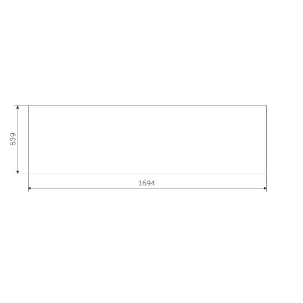 Экран фронтальный AM.PM Gem 170x70/170x75 (W93A-170-070W-P) Экран фронтальный AM.PM Gem 170x70/170x75 (W93A-170-070W-P)