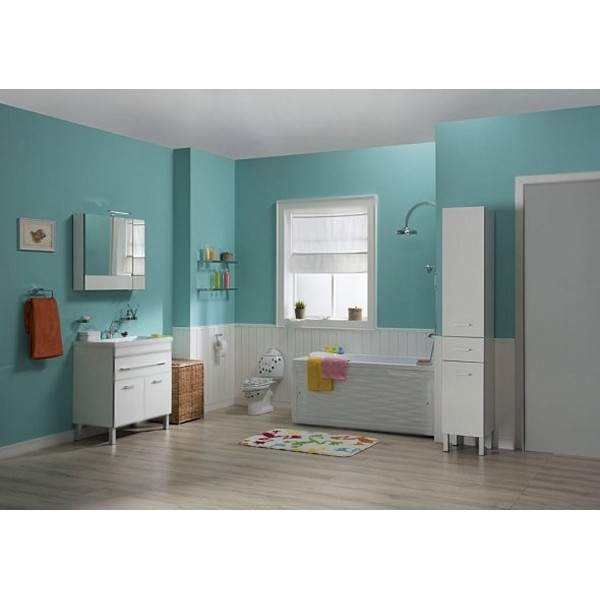 Зеркало-шкаф Aquanet Верона 75x67 белый (00175381)