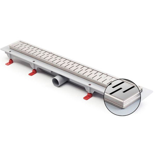 Душевой лоток Azario D40 (боковой слив) с решеткой Medium 750 мм (AZ-CH 750 M) Душевой лоток Azario D40 (боковой слив) с решеткой Medium 750 мм (AZ-CH 750 M)