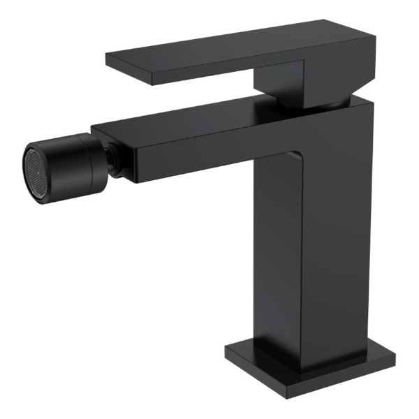 Смеситель для биде Boheme Qubic черный (476-B)