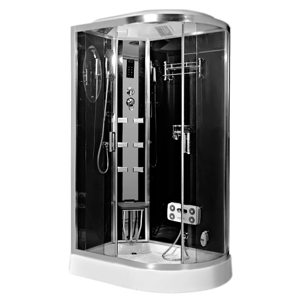 Душевая кабина Niagara с гидромассажем 1200*820*2200 L стекло тонированное, профиль хром (NG-903 L) Душевая кабина Niagara с гидромассажем 1200*820*2200 L стекло тонированное, профиль хром (NG-903 L)