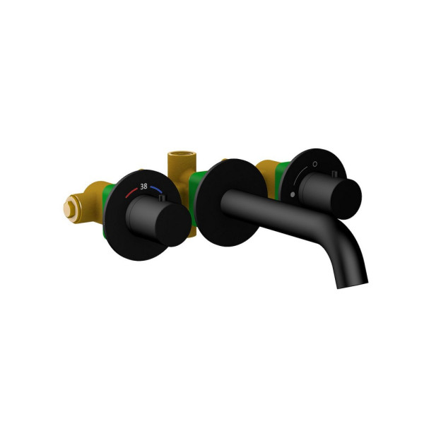 Смеситель для раковины Timo Saona встраиваемый черный матовый (2381/03SM)