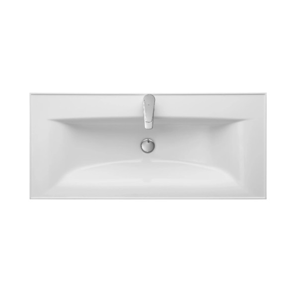 Раковина мебельная Aquaton Айрис 100x45x14,5 белая (1A723031AG010)