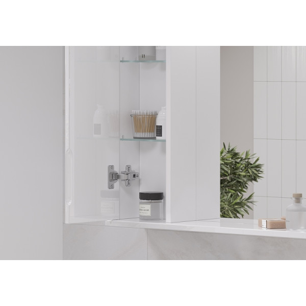 Шкаф зеркальный Volna Joli 800x700 белый (zsJOLI80.L-01)