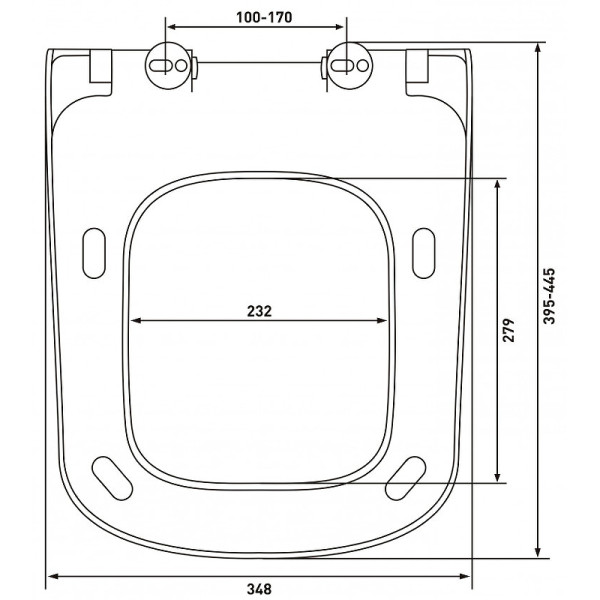 Комплект инсталляция с унитазом Berges Atom Line кнопка хром глянец, унитаз Quattro S Rimless 49 см, сиденье с soft-close (043361)