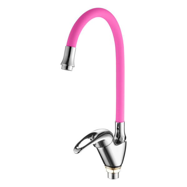 Смеситель для кухни Fashun с гибким изливом хром (A4403+A7255)