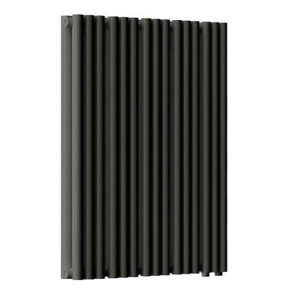 Радиатор стальной Empatiko нижнее подключение, угольный черный (Takt LR2-592-500 Coal Black)
