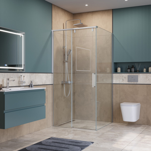 Душевой уголок BelBagno Soft Close-1 100x100x200 стекло прозрачное, профиль хром глянцевый (SOFT_CLOSE-1-A-1-100-C-Cr) Душевой уголок BelBagno Soft Close-1 100x100x200 стекло прозрачное, профиль хром глянцевый (SOFT_CLOSE-1-A-1-100-C-Cr)