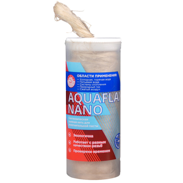 Нить льняная сантехническая ЕВРО 40 г стакан Aquaflax nano 04128 Сантехмастергель (4630009041283) Нить льняная сантехническая ЕВРО 40 г стакан Aquaflax nano 04128 Сантехмастергель (4630009041283)