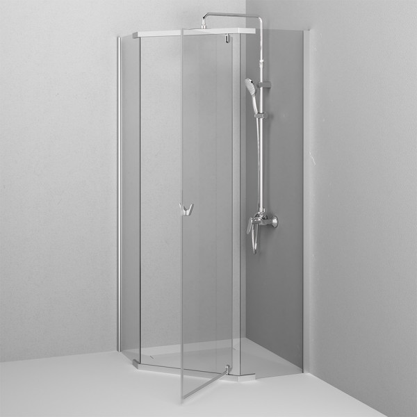 Душевой уголок AM.PM Sunny 88x88x195 стекло прозрачное, профиль хром матовый (W87G-405-9090-MT) Душевой уголок AM.PM Sunny 88x88x195 стекло прозрачное, профиль хром матовый (W87G-405-9090-MT)