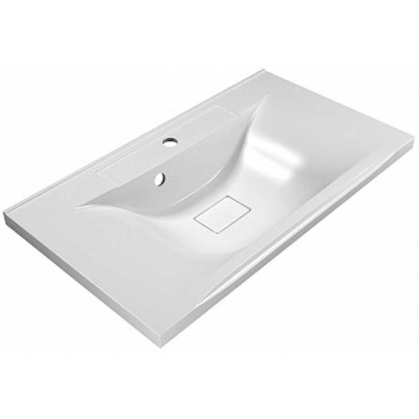 Раковина встраиваемая BelBagno 75 белая (BB800/450-LV-MR-PR)