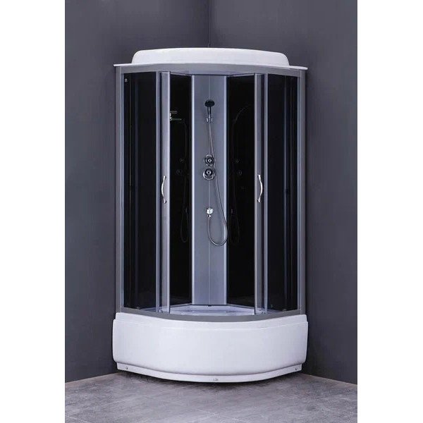 Душевая кабина Loranto Sunway 90x90 стекло тонированное, профиль хром (CS-6690 G, 90*90*215)